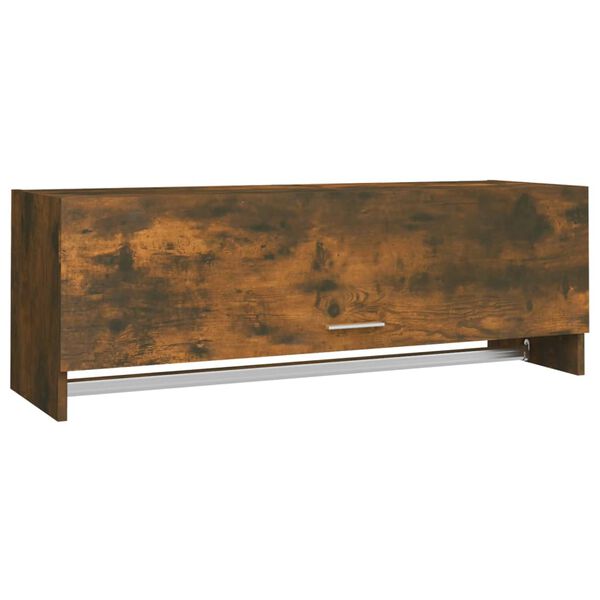vidaXL Kleiderschrank Räuchereiche 100x32,5x35 cm Holzwerkstoff