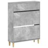 vidaXL Schuhschrank ARNHEM 78 x 24 x 103 cm Holzwerkstoff Betongrau