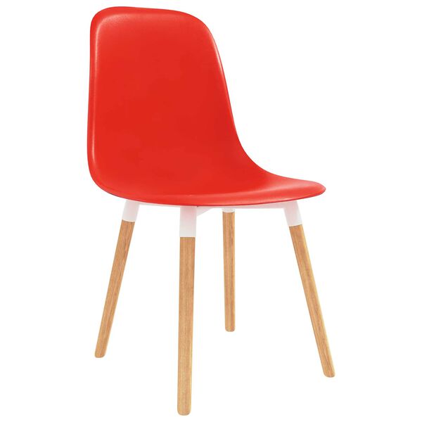 vidaXL Esszimmerst&uuml;hle 6 pcs Rot 47 x 50,5 x 83 cm