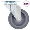vidaXL 16 Stk. Lenkrollen 75 mm