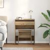 vidaXL Schminktisch Artisan-Eiche 60 x 40 x 75 cm Holzwerkstoff