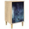 vidaXL Nachttisch RAALTE Sonoma-Eiche 36 x 33 x 60 cm Holzwerkstoff