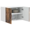 vidaXL K&uuml;chenwandschrank mit T&uuml;r Ger&auml;ucherte Eiche 60 x 31 x 40 cm