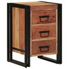 vidaXL Nachttisch Braun 40 x 40 x 59 cm Massivholz Akazie