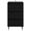 vidaXL Sideboard Schwarz Eichen-Optik 35 x 40 x 70 cm Holzwerkstoff