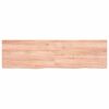 vidaXL Wandregal Hellbraun 180x50x(2-6) cm Massivholz Eiche Behandelt