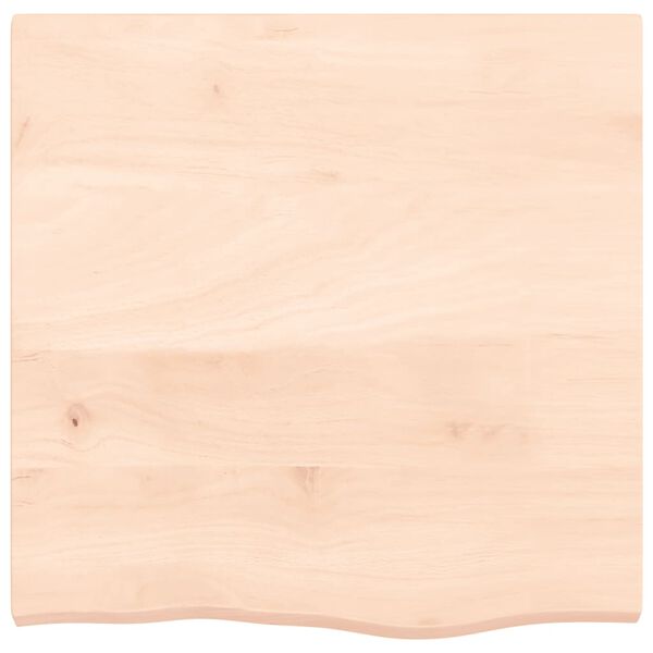 vidaXL Wandregal 60x60x(2-4) cm Massivholz Eiche Unbehandelt