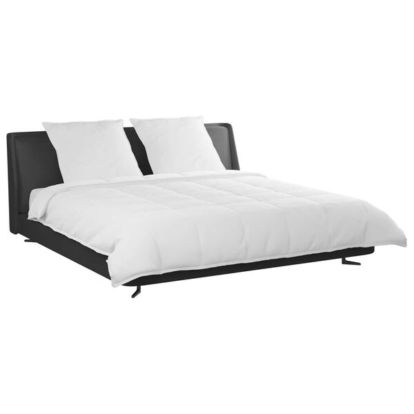 vidaXL Bettdecken Set mit Kissen 3 pcs Weiß Daunenfeder