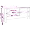 vidaXL EckTVSchrank Altholz 102x40,5x45cm Holzwerkstoff