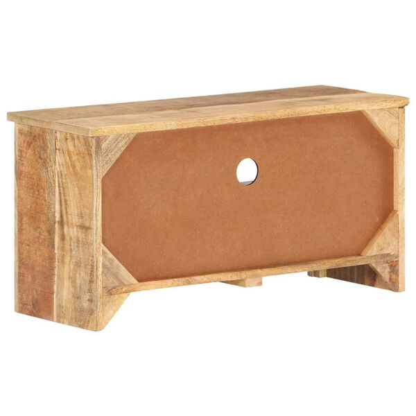 vidaXL TV-Schrank 79x30x40 cm Raues Mangoholz