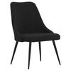 vidaXL Esszimmerst&uuml;hle 6 Stk. Schwarz Stoff