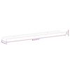 vidaXL Bilderleisten 2 Stk. Wei&szlig; 80x9x3 cm MDF