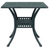 vidaXL Gartentisch Gr&uuml;n 80x80x75 cm Aluminiumguss