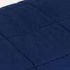 vidaXL Gewichtsdecke Blau 155x220 cm 7 kg Stoff