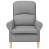 vidaXL Sessel Hellgrau 76 x 94 x 102 cm Stoff