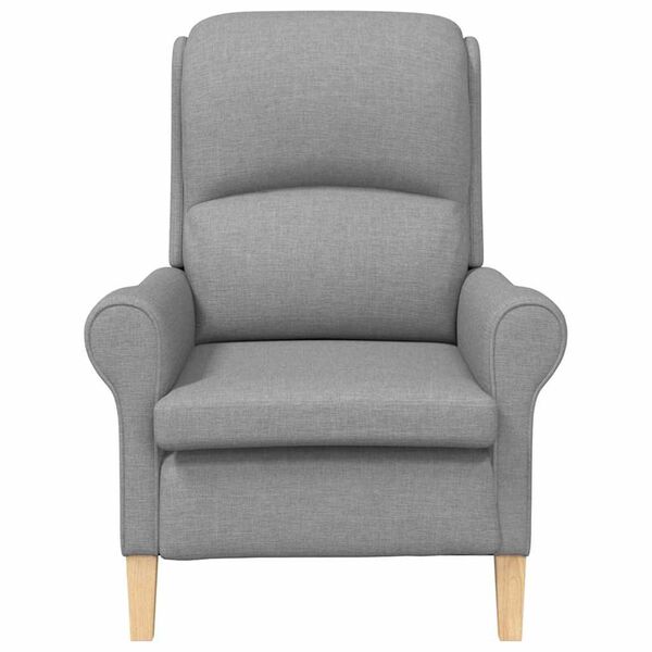 vidaXL Sessel Hellgrau 76 x 94 x 102 cm Stoff