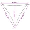 vidaXL Sonnensegel Oxford-Gewebe Dreieckig 6x6x6 m Anthrazit