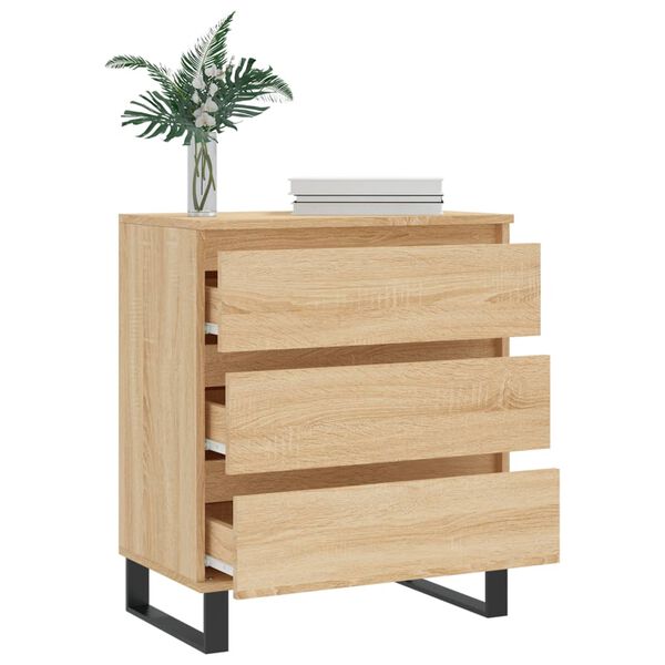 vidaXL Sideboard Sonoma-Eiche 60x35x70 cm Holzwerkstoff