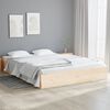 vidaXL Massivholzbett 140x190 cm