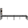vidaXL Bettgestell ohne Matratze Sonoma-Eiche 150x200 cm Holzwerkstoff