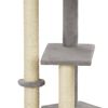 vidaXL Katzen-Kratzbaum Sisal Grau 125 cm