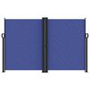 vidaXL Seitenmarkise Ausziehbar Blau 160x1200 cm
