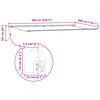 vidaXL Einziehbare Markise Orange und Braun 600 x 300 cm