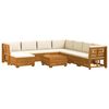 vidaXL 9 stk. Outdoor-Sofagarnitur Massivholz Akazie Braun