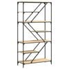 vidaXL B&uuml;cherregal Sonoma-Eiche 91x36x176 cm Holzwerkstoff und Stahl