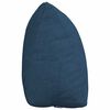 vidaXL R&uuml;ckenkissen Blau 45 x 20 x 35 cm Stoff