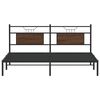 vidaXL Bettgestell ohne Matratze Braun Eiche 160x200 cm Holzwerkstoff