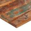 vidaXL Tischplatte Quadratisch 60x60 cm 25-27 mm Altholz Massiv