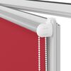 vidaXL Verdunkelungsrollo Rot 90x175 cm Stoffbreite 85,7 cm Polyester