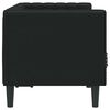 vidaXL Sofa Schwarz 174 x 74,5 x 70,5 cm PVC