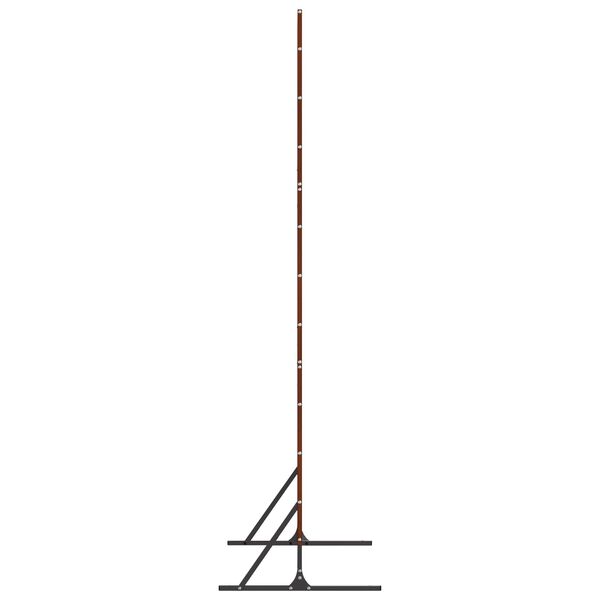 vidaXL Sichtschutz Grau 100 x 50 x 180 cm Wetterfeststahl