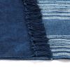 vidaXL Kelim-Teppich Baumwolle 160x230 cm mit Muster Blau
