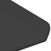 vidaXL Wandregal mit Regal 2 pcs Schwarz 30 x 17,5 x 2,5 cm