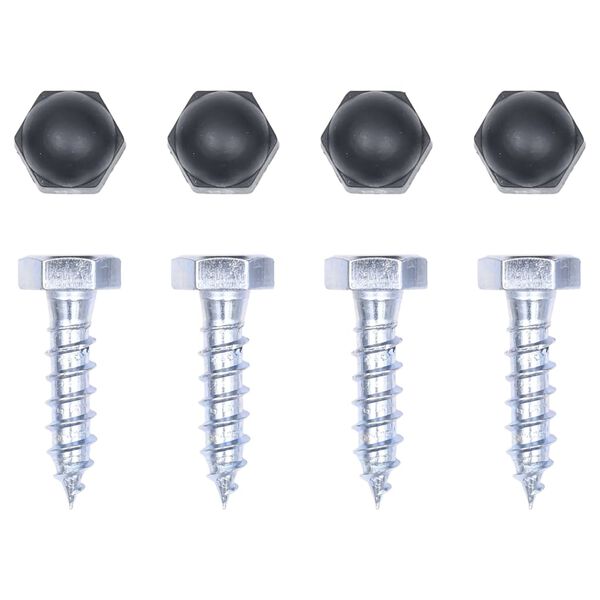 vidaXL Turnstange 125 cm Stahl Rot