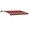 vidaXL Manueller Markisenrahmen mit LEDs 3 x 2,5 m