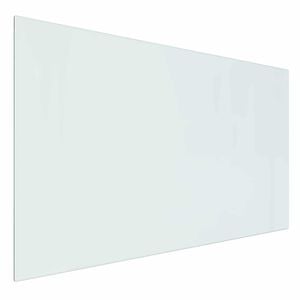 vidaXL Feuerstelle Glasplatte Transparent 100 x 60 cm Glas