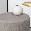 Venture Home Hocker Benji 35x35x42,5 cm Teddy Schwarz und Greige