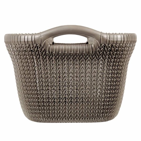 Curver W&auml;schekorb Knit 40 L Metallic-Braun