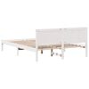 vidaXL Bettgestell Wei&szlig; 140 x 200 cm Massivholz Kiefer