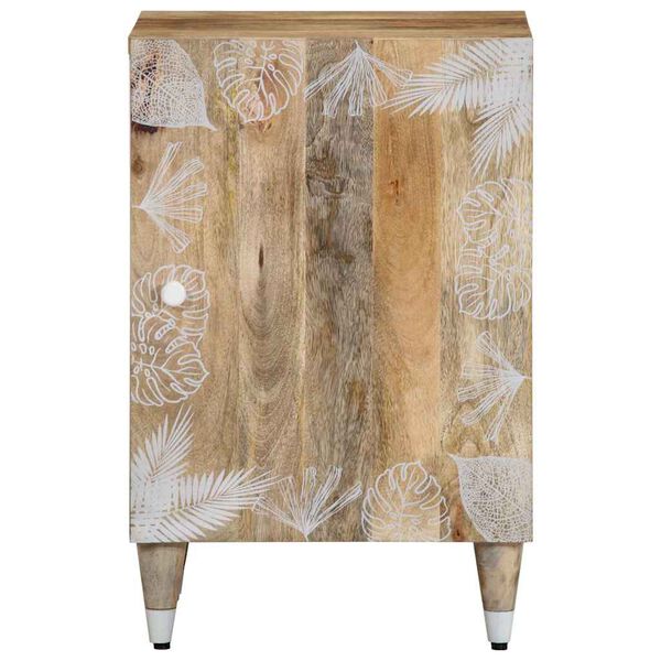 vidaXL Badschrank 38x33,5x58 cm Massivholz Mango