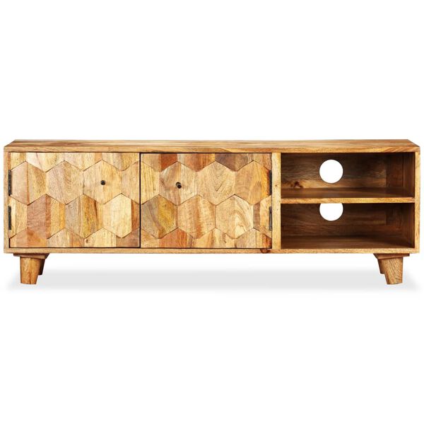 vidaXL TV-Schrank Massivholz Mango 118x35x40 cm