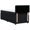 vidaXL Boxspringbett mit Matratze Schwarz 90x200 cm Samt