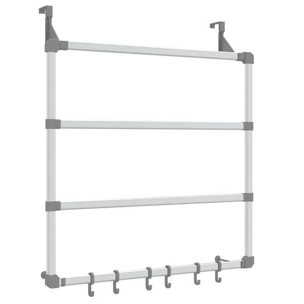 vidaXL Handtuchhalter 67x15x66 cm Aluminium