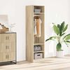 vidaXL Kleiderschrank Sonoma-Eiche 50x50x200 cm Holzwerkstoff