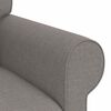 vidaXL Sofa Taupe Gesamtabmessungen: 155 x 82 x 80 cm (B x T x H) Samt