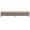 vidaXL Boxspringbettgestell Taupe 90x190 cm Stoff